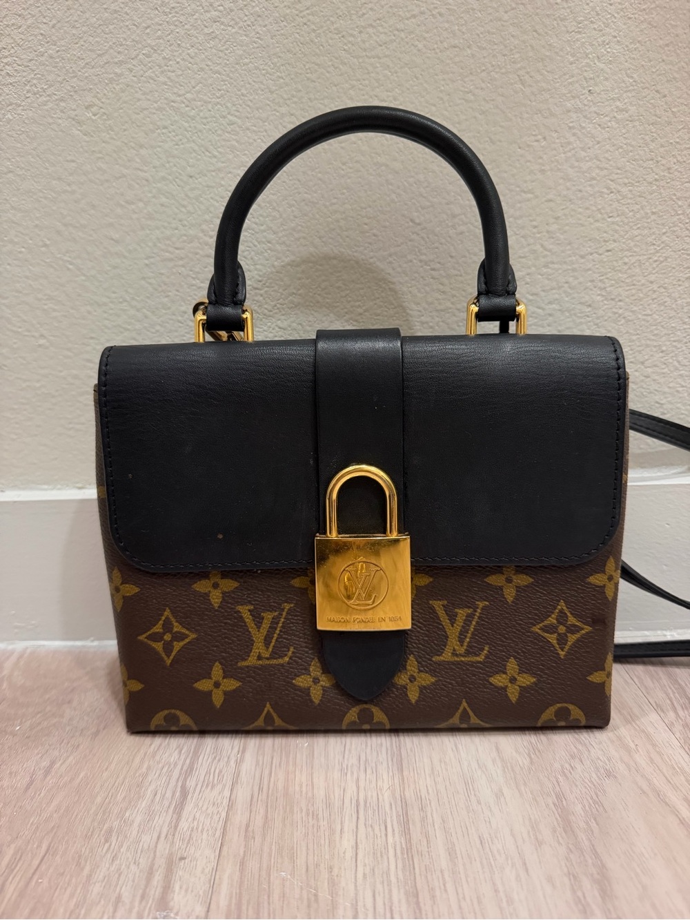 Louis Vuitton Locky BB Monogram Top Handle Bag